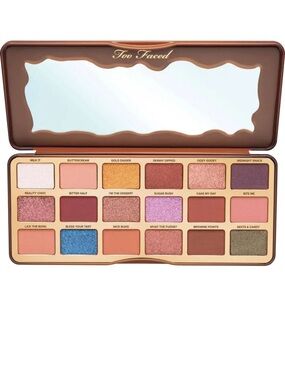 Too Faced Sweet Treats Eyeshadow — Pinks, Gold, Blue & Warm Browns—Some Tried